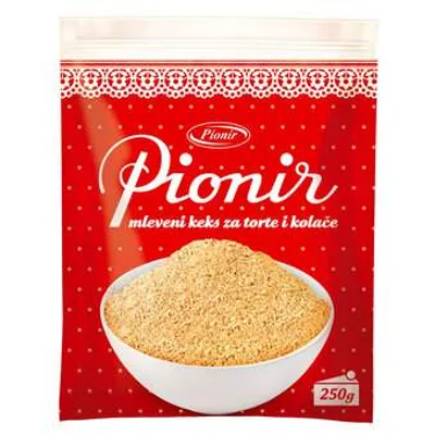 Keks Mleveni Pionir 250 g