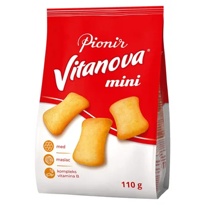 Keks Mini Vitanova Pionir 110 g