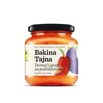 Ajvar Domaći Sa Patlidžanom Bakina Tajna 550 g