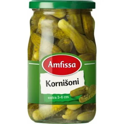 Kornišoni Extra 3-6 Foodland 720 g