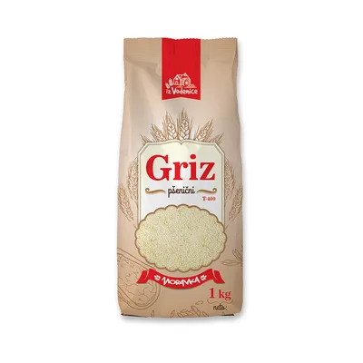 Moravka Griz Psenicni Tip400 Pvc 1 kg