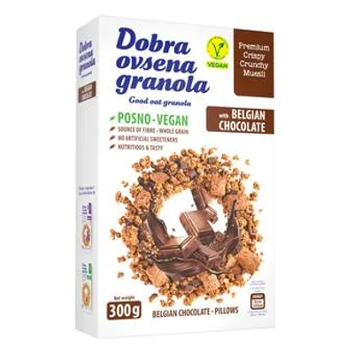 Musli Sa Belgijskom Čokoladom Dobra Ovsena Granola 300 g
