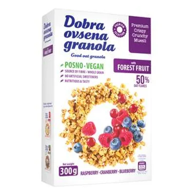 Kaša Ovsena Granola Šumsko Voće Dobra 300 g