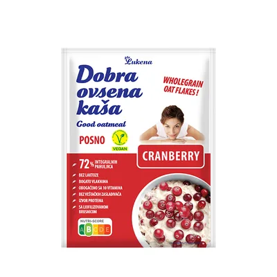 Kaša Dobra Ovs Regular Brusnica 60 g