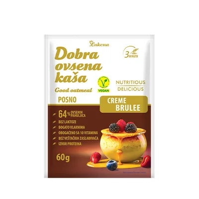 Kaša Dobra Ovsena Creme Brulee 60 g