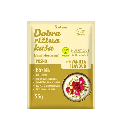 Kaša Rižina Sa Vanilom Dobra 55 g