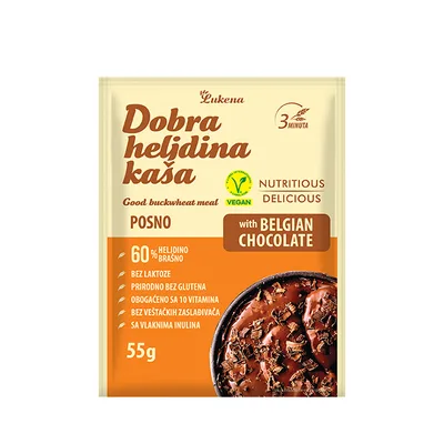 Kaša Heljdina Sa Belgijskom Čokoladom Dobra 55 g