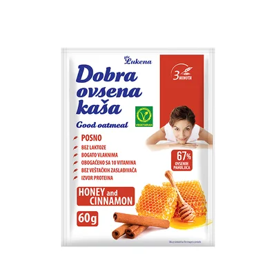 Kaša Ovsena Med I Cimet Dobra 60 g