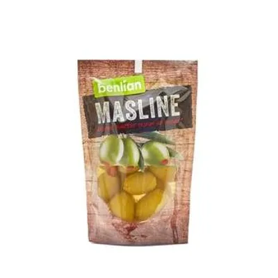 Masline Zelene Sa Paprikom Dojpak 160 g