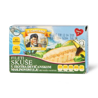 Skuša Fileti U Bilj Ulju Cerio 125 g