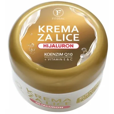 Krema Za Lice Sa Hijalur. I Koenzi. Q10 I Vita. E I C 100 ml