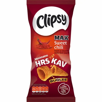 Flips Max Sh.Chili Clipsy 25 g