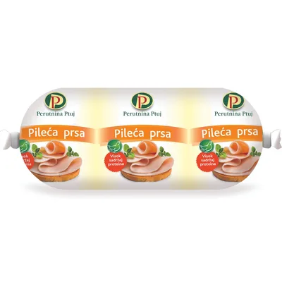 Perutnina Ptuj Pileća Prsa U Omotu Dimljena 350 g