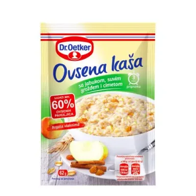 Kasa Ovsena Sa Jabukom I Suvim Grozdjem I Cimetom 62 g