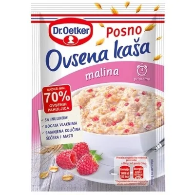 Kasa Ovsena Sa Malinom Posna Dr Oetker 55 g