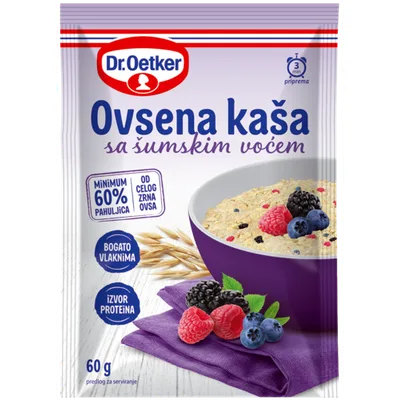 Kaša Ovsena Sa Šum Voć Posno Dr 55 g
