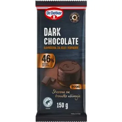 Cokolada Za Kuvanje Dr Oetker Tamna 150 g