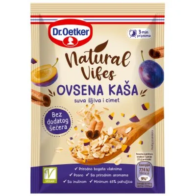 Ovsena Kasa Sljiva Cimet Natural V 55 g