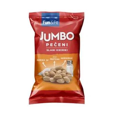 Kikiriki Peceni Oljusceni Jumbo Fun&fit 80 g