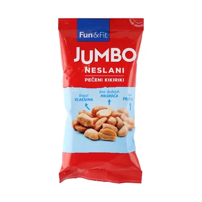 Kikiriki Peceni Neslani Oljusteni Jumbo Fun&fit 80 g