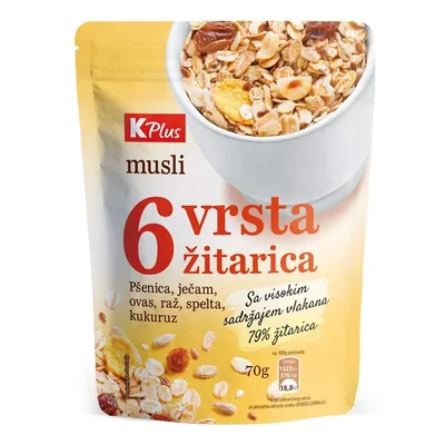 Musli 6 Vrsta Zitarica 420 g