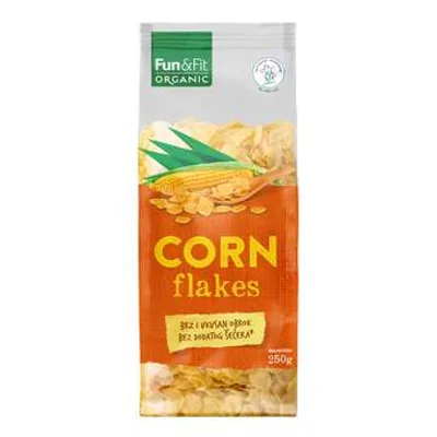 Corn Flakes Fun&fit Org 250 g