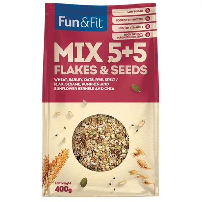 Pahuljice Mix 5 5 Fun&fit 400 g