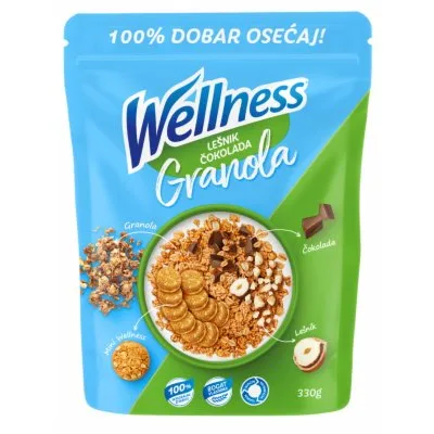 Granola Kikiriki&jez Voće Ff 330 g