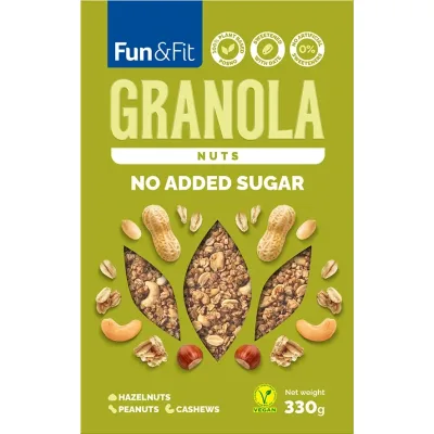 Granola Kikir.Jez.Voce F&f 330 g