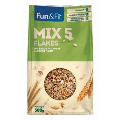 Pahuljice Mix 5 Fun&fit 500 g