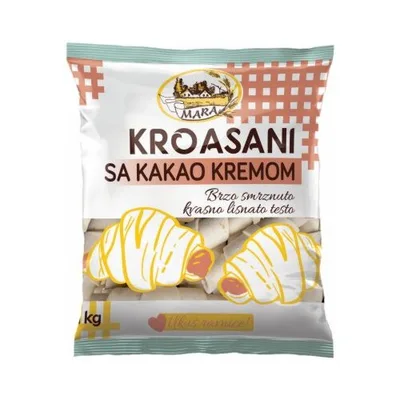 Smrznuti Kroasani Sa Kakao Kremom Mara 1 kg