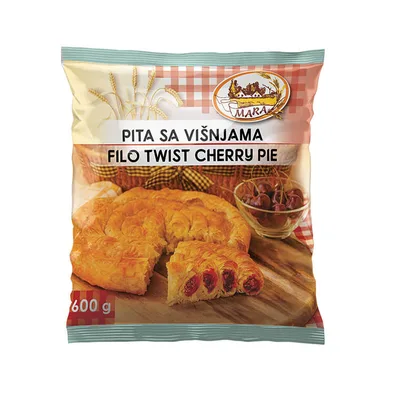 Smrz.Testo Pita Sa Visnjama Uvijaca Mara 600 g