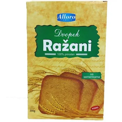 Dvopek Integralni Alloro 300 g