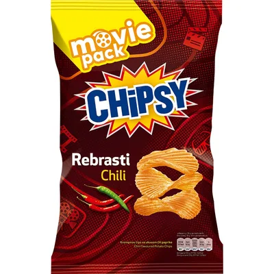 Čips Chipsy X Cut Chili 230 g