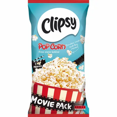Clipsy Popcorn Pilet 100 g
