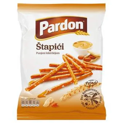 Pardon Štapići Punjeni Kikirikijem 210 g