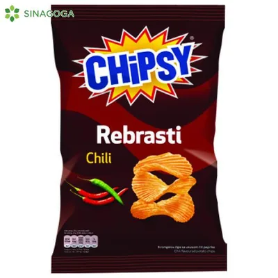 Cips Rebrasti Chili Marbo 140 g