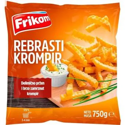 Frikom Smrznuto Povrce Pomfrit Rebrasti 750 g