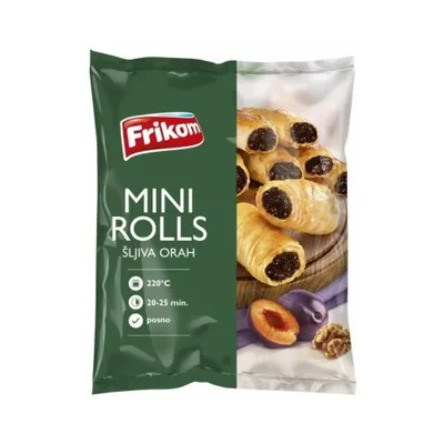 Frikom Rolnice Mini Rolls Šljiva Orah 500 g