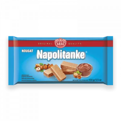Napol.Waffer Nugat 185 g