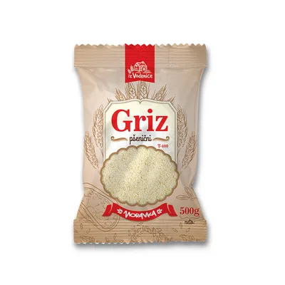 Moravka Griz Psenicni Tip400 Pvc 500 g