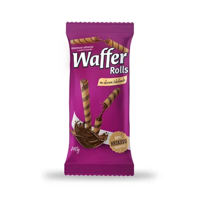 Roler Waffer Sa Cokolad 140 g