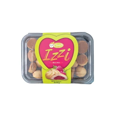Keks Izzi Malina Mrvica 225 g