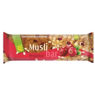 So Tasty Musli Bar Marelica 25 g
