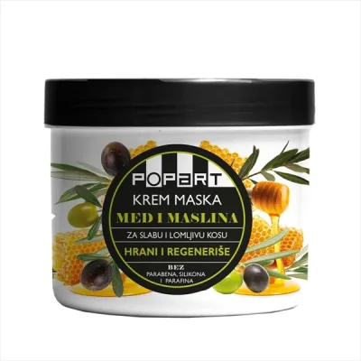 Popart Maska Med I Maslina 500 ml