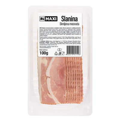 Slanina Mesnata U Zast.Atm.Maxi 100 g