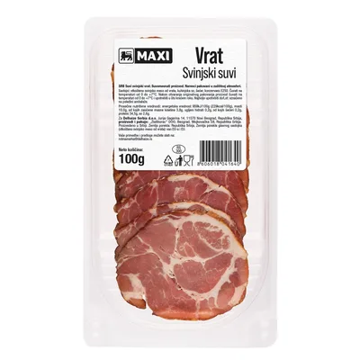 Suvi Svinj.Vrat/Zast.Atm.Maxi 100 g