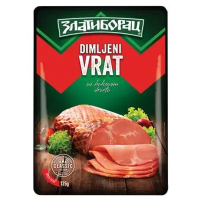 Zlatiborac Vrat Dimljeni Slajs 125 g