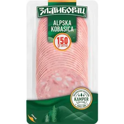 Zlatiborac Alpska Kobasica Kamper Narezana Zast. Atm 150 g