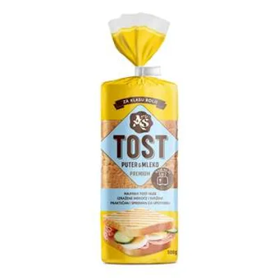 Hleb Tost Puter&mleko Klas 500 g